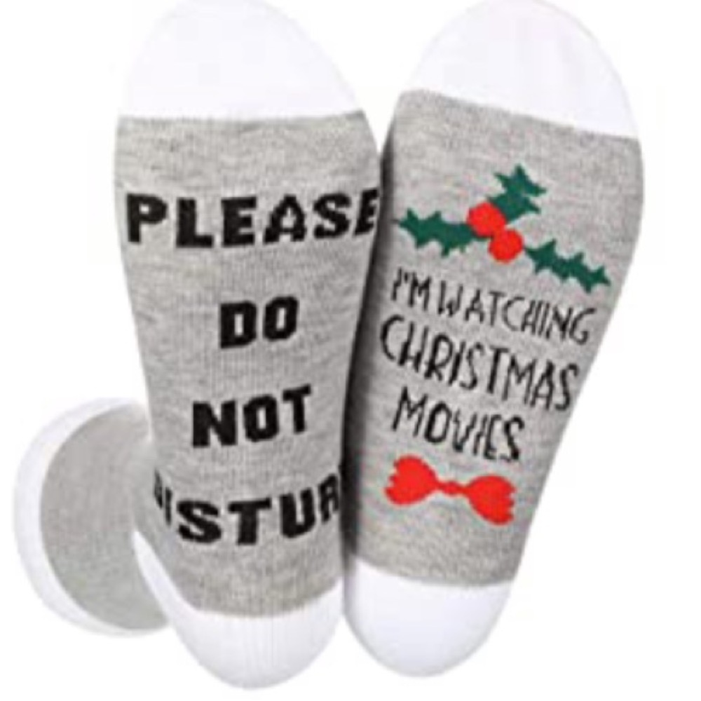 🎄”I’M WATCHING CHRISTMAS MOVIES” 🎄 SOCKS